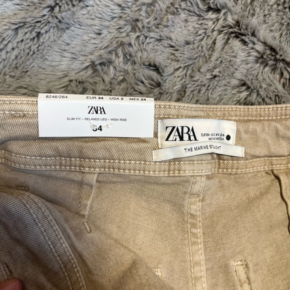 Zara Tan jeans Relaxed Fit - Picture 4 of 6